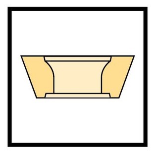 Fraise surfacer et copier à queue cylindrique m5468